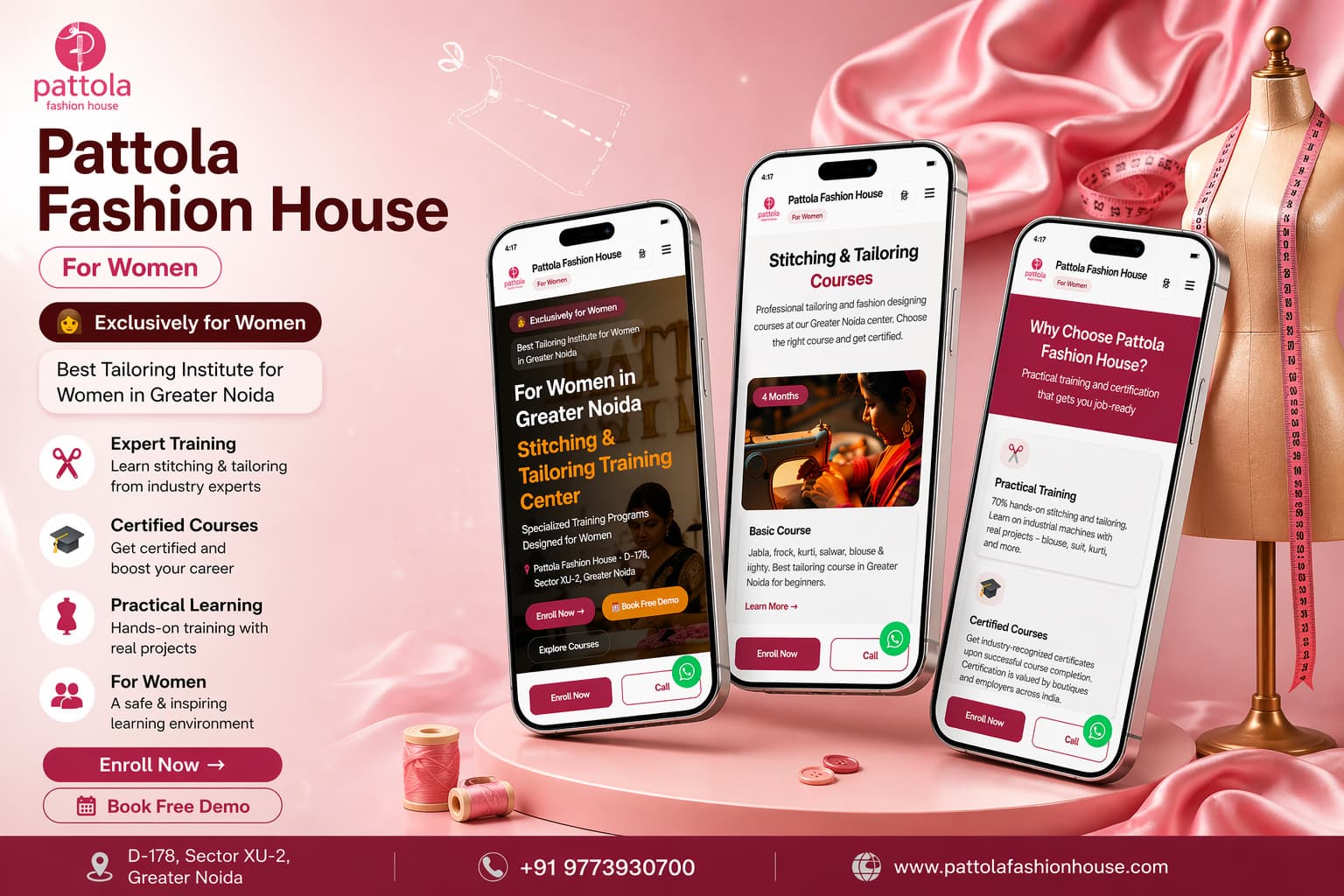 Pattola Fashion House — banner